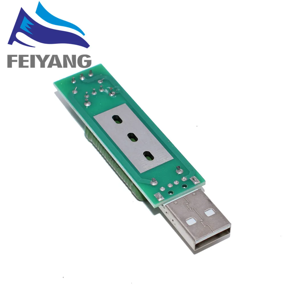 USB порт мини разряд нагрузочный резистор цифровой измеритель напряжения тока тестер 2A/1A с переключателем 1A зеленый светодиод/2A красный светодиод