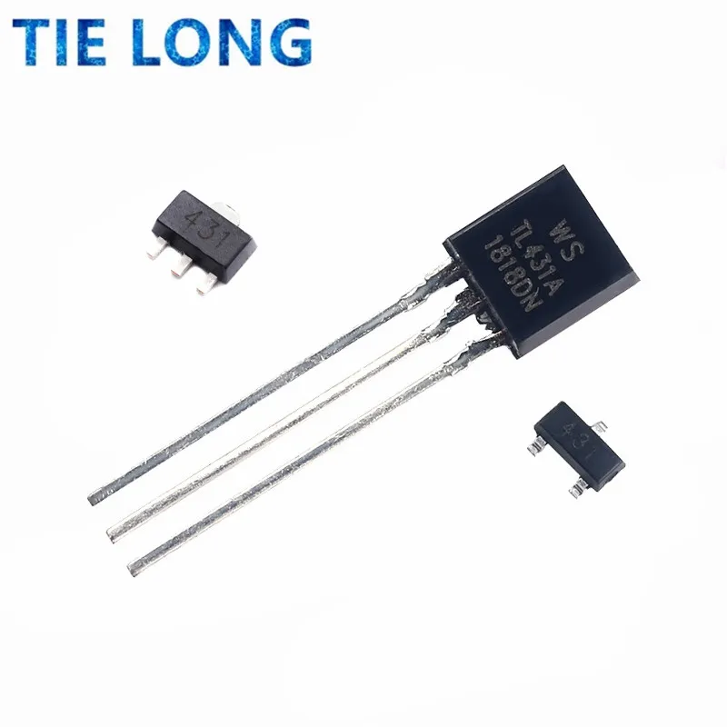 50 шт./лот TL431 CJ431 0.5% SOT-23 TO-92 SOT-89 431 | Электронные компоненты и принадлежности