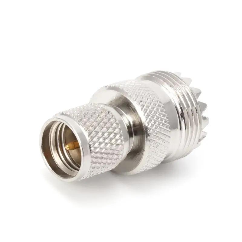 

Drop Shipping Mini UHF Male To UHF Female Jack Straight RF Connector Coaxial Converter Adapter