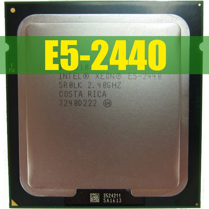 

INTEL CPU Intel Xeon CPU E5 2440 SR0LK cpu 2.4GHz 6-Core 15M LGA 1356 E5-2440 processor