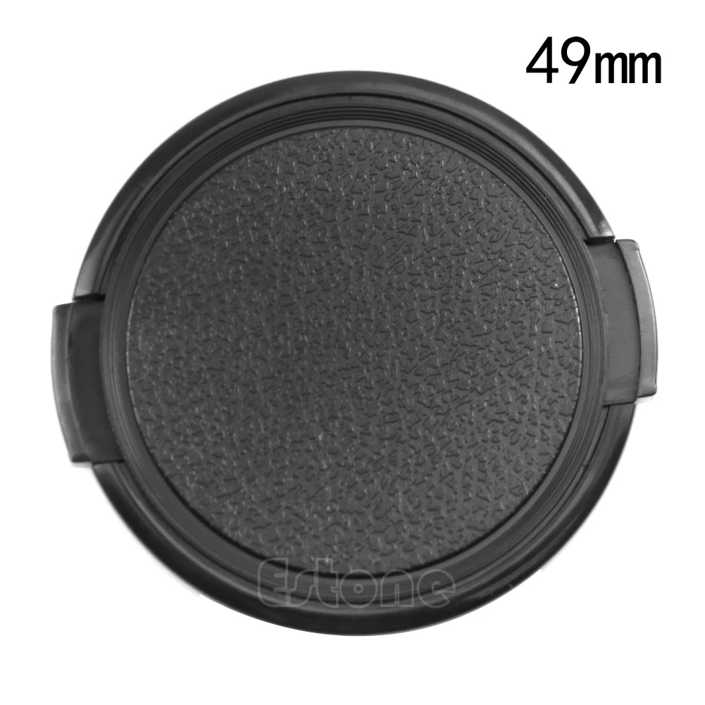 

49mm 49mm Snap on Front Lens Cap for Nikon Canon Pentax Sony SLR DSLR camera DC HX6A