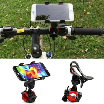 Bicicleta Universal soporte de teléfono Smartphone ajustable de teléfono para motocicleta GPS soporte Bicicleta #07