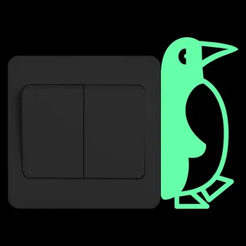 

Cute Penguin Switch Sticker Glow in the Dark Cartoon Animal Wall Sticker for Kids Room Children Bedroom Boy Girl Home Decoration