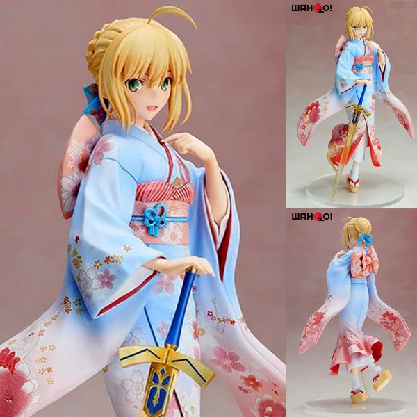 Aniplex Fate Destiny ночное время ночь костюмы Сэйбер кимоно Ceiba Garage Kit Модель