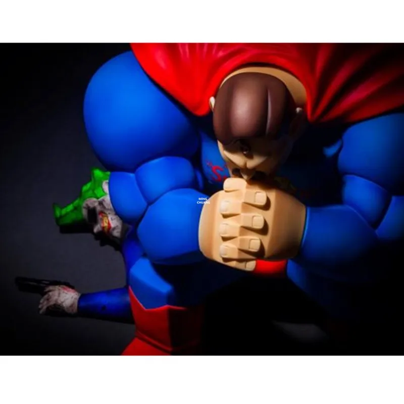 " Статуя Лиги Справедливости Супермен бюст Kal-El полноразмерный портрет моделирование Искусство ремесло ПВХ фигурка игрушка коробка 24 см V95