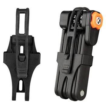 

Bicycle Lock Alloy Steel Folding Lock Mtb Road Bike Lock Anti-Theft Lock Password Lock Safe Cycling Accessories