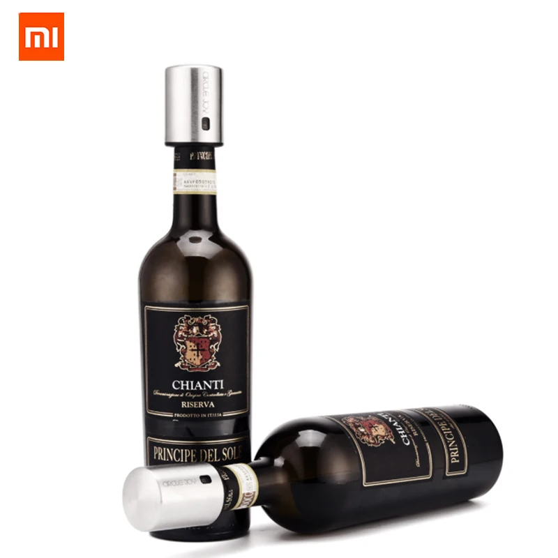 Xiaomi Mijia Circle Joy электрическая открывалка для бутылок из нержавеющей стали мини винная пробка аэратор для винного графина умный винный набор подарок