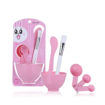 

Makeup Beauty DIY Facial Mask Bowl Cosmetic Makeup Brush Spoon Stick Compression Mask Tool Kit Cosmetic Tools TSLM2