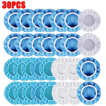 

30PCS 5-6" Polishing Bonnet Buffer Pad Microfiber Bonnet Car Polisher Pad Cover for Car Paint Care