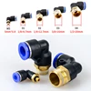 PL pneumatic connector 4mm-12mm hose OD 1/8 