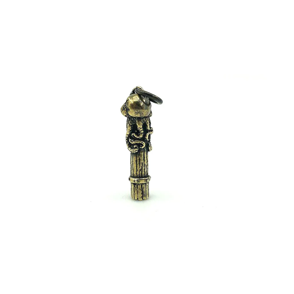 EDC Tools Brass Octopus Skull Pendant Whistle Survival Supplies Camping Outdoor Water Sport Rescue Survival