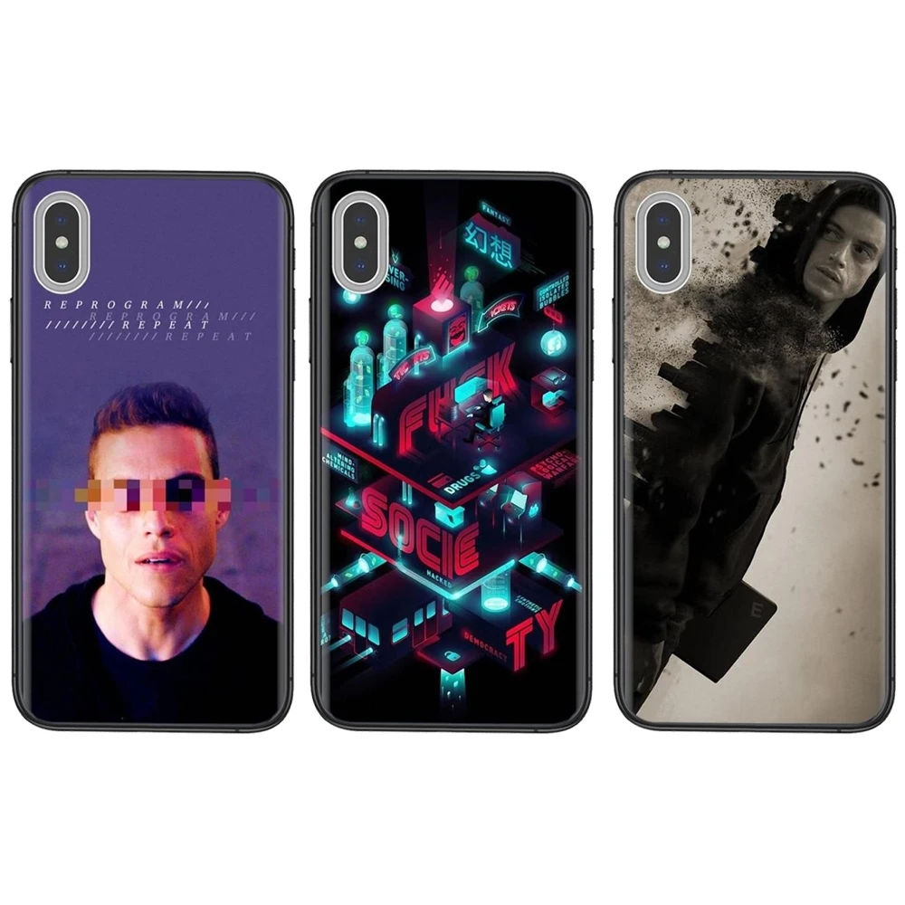Для Apple iPhone 5 5C 5S SE SE2020 6 6S 7 8 11 12 Mini Plus Pro X XS Max XR Les Youth Mr Robot Tv Show Эллиот алдерсон черный