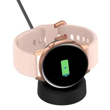 Smartwatch зарядная док-станция Универсальная Портативная настольная Беспроводная зарядка подставка адаптер для samsung Galaxy Watch Active 2(40 мм 44 мм