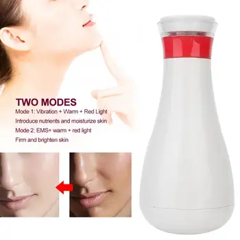 

EMS Micro-Current Face Lifting Tightening Massager Anti-Wrinkle Red Light Serum Import Instrument Facial Care Device Health Care