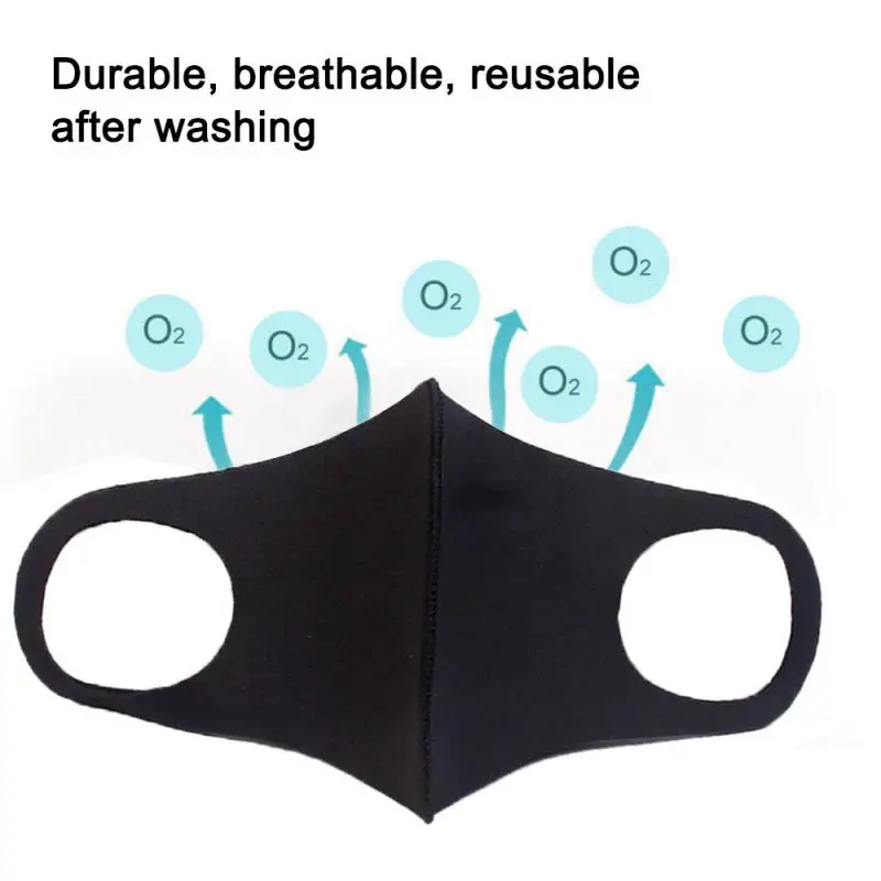 

*50/20/10/5pcs Washable Earloop Mask PM2.5 Mouth Mask Anti Pollution Mask Cloth Activated carbon filter respirator