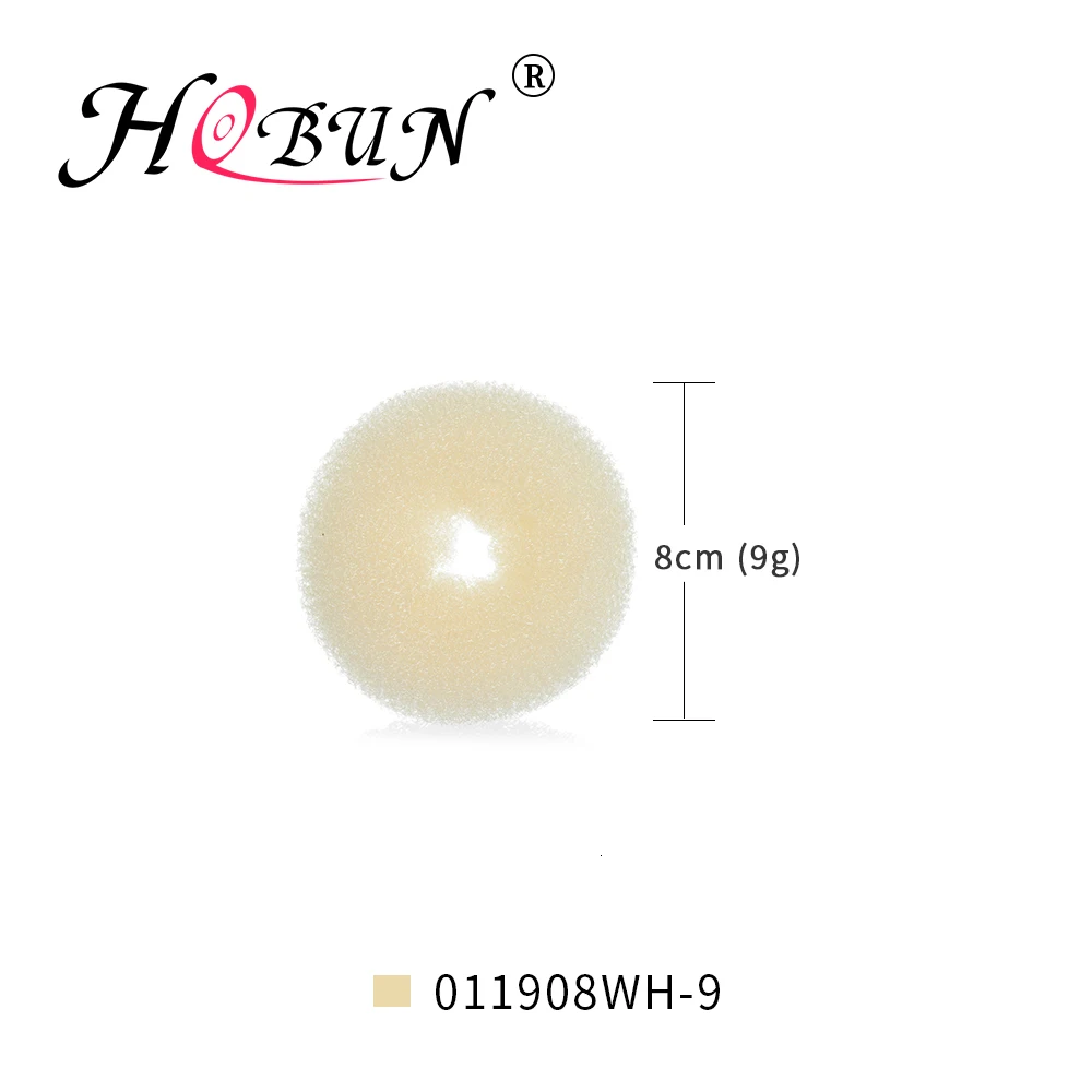 HOBUN big hair donut bun maker accessoire cheveux chignon donuts haar hairstyling french tools for hair braid accessories 0119 - Цвет: O11908WH-9