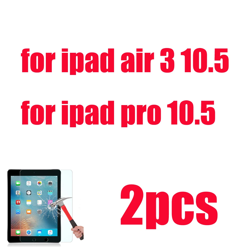 2 упаковки таблетки Стекло Защитная пленка для экрана для iPad air 3 10,5 ''Защитная пленка для экрана для iPad Pro 10,5 защитная пленка, стекло Защита
