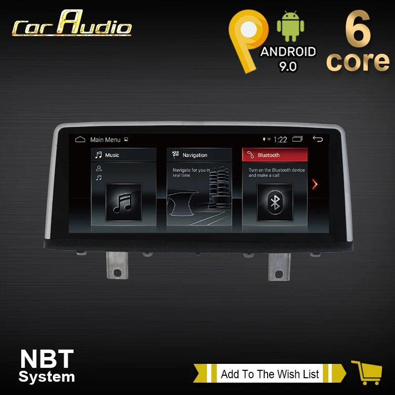 10,2" 6 ядерный Android 9,0 Автомобильный мультимедийный плеер для BMW NBT системы серии 3 4 F30 F31 F32 F33 gps навигация Bluetooth 4G