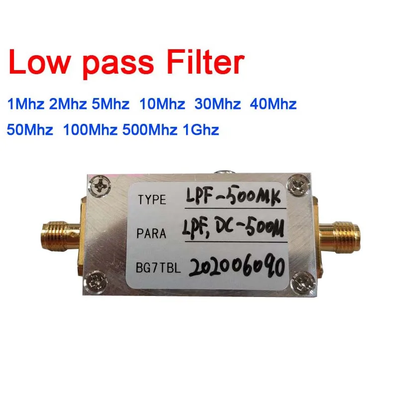 Фильтр для нижних частот LC LPF DC 1 МГц 2 5 10 30 40 50 100 500 ГГц | Электроника