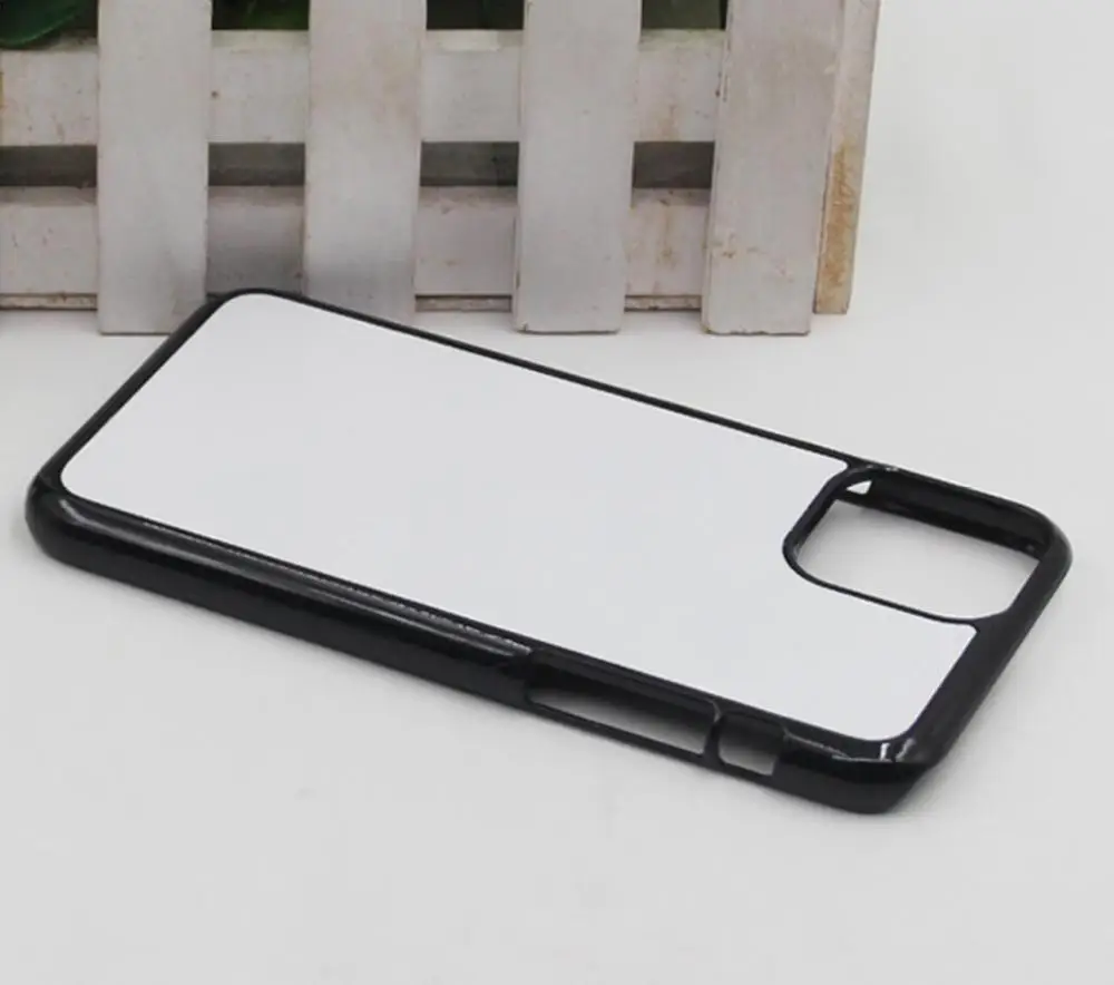 

Blank 2D Sublimation PC hard Case for iphone 11 pro max with Aluminum Inserts 50pcs/lot