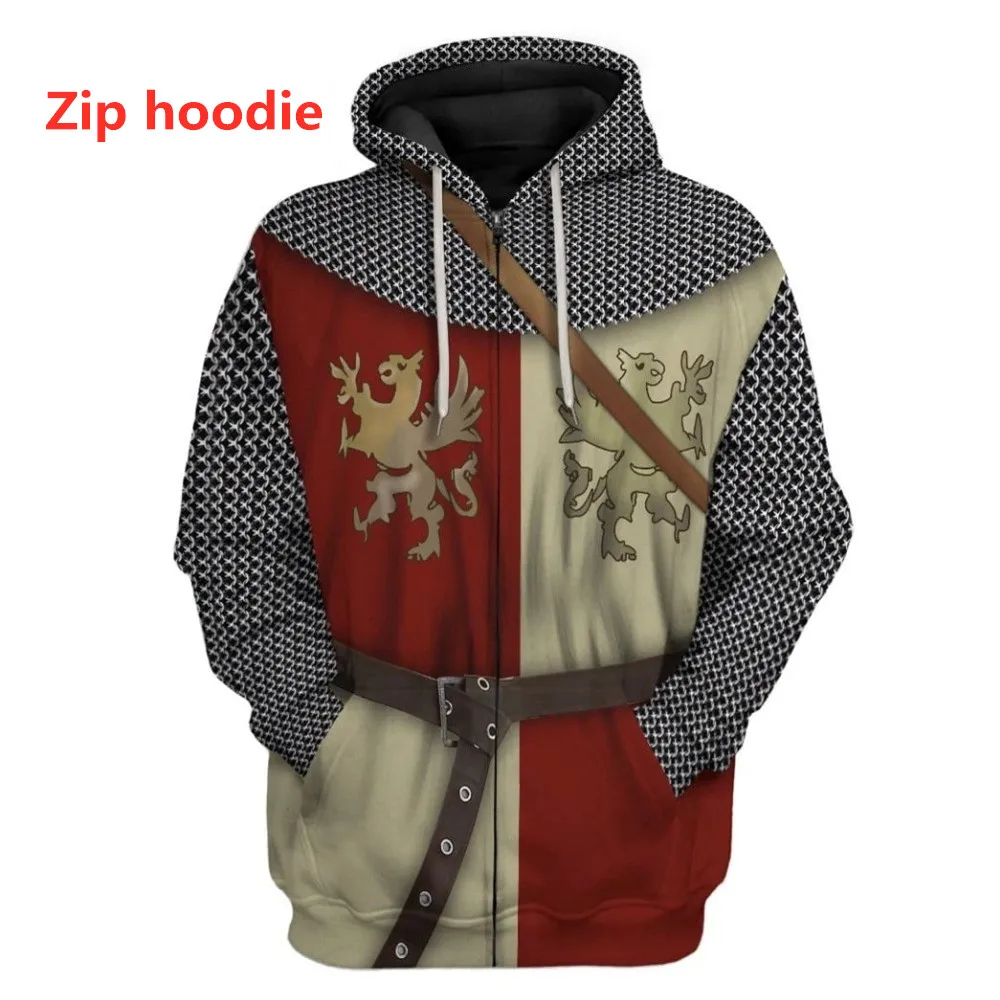 retro knight hoodie