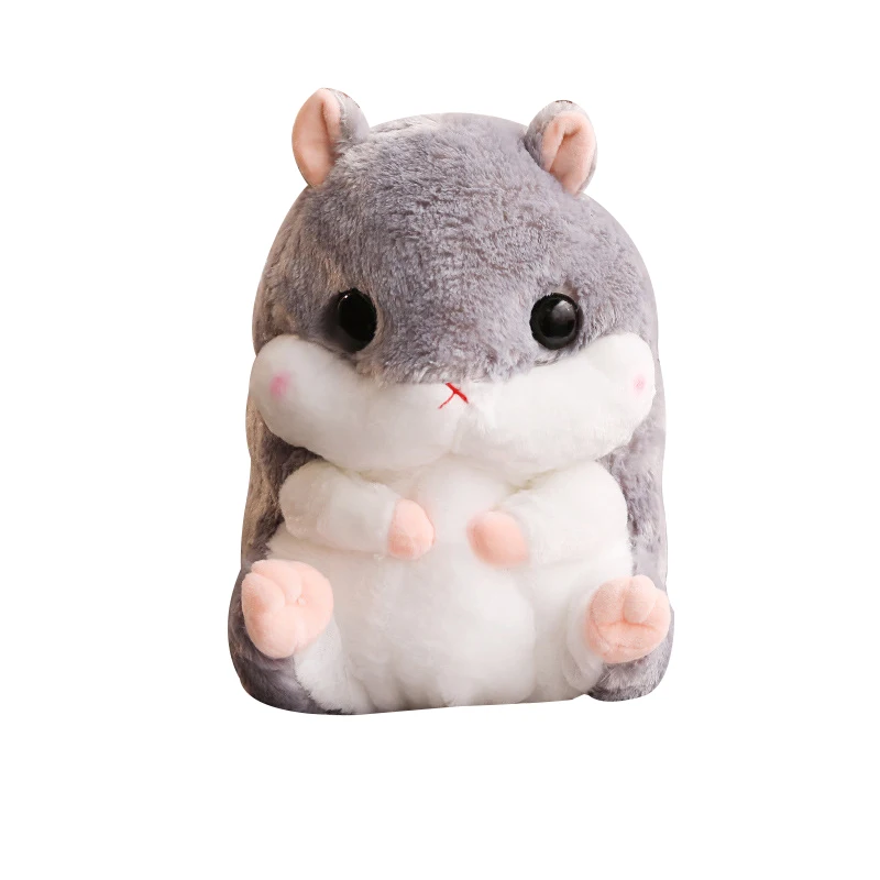 1gray(No blanket) Кукла-хомяк, воздухопроницаемое одеяло, три в одном, подушка для сна, плюшевое одеяло для хомяка, плюшевые игрушки, подарки на день рождения, карманные наручники - Цвет: 1gray(No blanket)