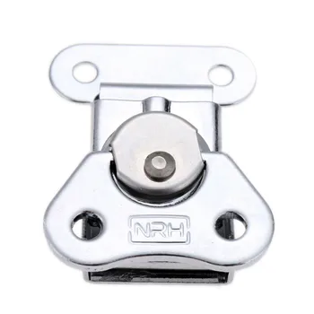

1PC 52*38mm Hasp Butterfly Toggle Latch Catch Clamp Wooden Box Toolbox Buckle Rotary Lock For Flight Case Stainless Steel