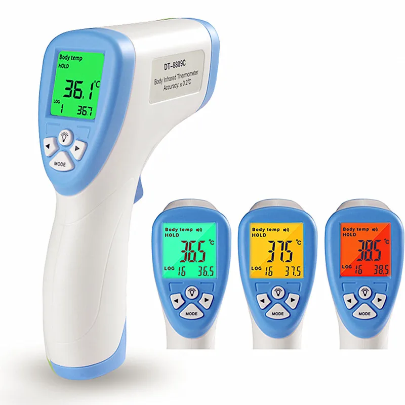 

2020 Digital Non Contact IR Infrared Forehead Thermometer Gun Adult Body Temperature Temp Meter No Touch Digital IR Laser