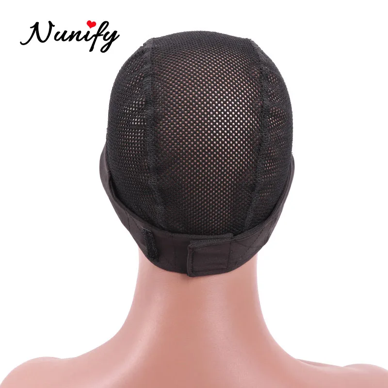 Wig Caps Wig Accessories For Making Crochet Braiding Wigs Big Hole Mesh Headband Black Hair Net Stretch Dome Cap Edge Hair Wrap