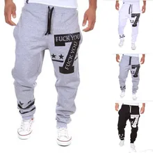 Новые корейские повседневные штаны персонализированные надписи печатные модные штаны звезда