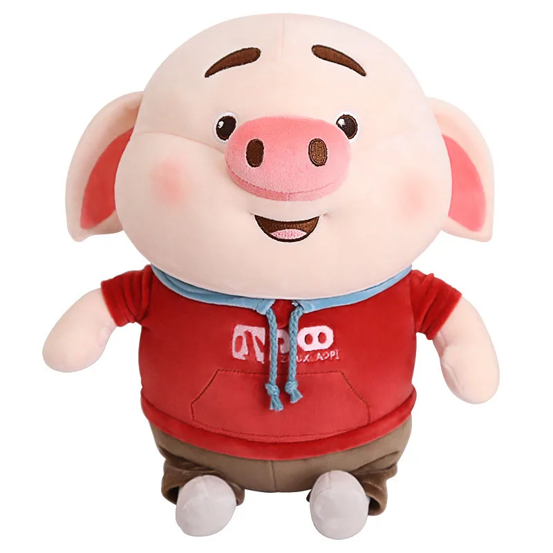 1pcs Pillow New Cute Piggy Plush Doll Sweatshirt Pig Pillow Toy Doll 52cm Piggy Stuffed Animals Plush Toys Pillow