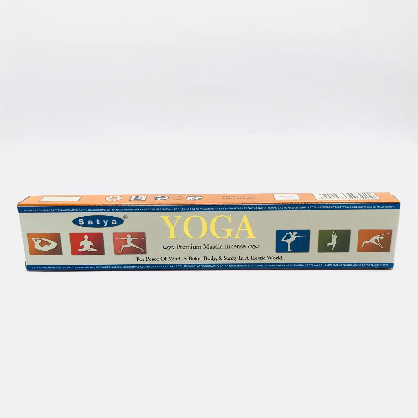 Yoga Индийский Satya Nag Champa сандаловое дерево линия аромат очищающий воздух медитация спальня Anshen 12g E - Аромат: Yoga