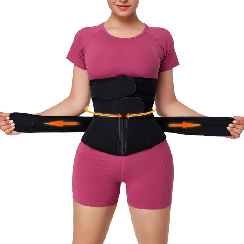 girdles Bullpiano Shaperwear Waist Trainer Neoprene Belt Weight Loss Cincher Body Shaper Tummy Control Strap Fitness Fat Burning Belt leonisa shapewear