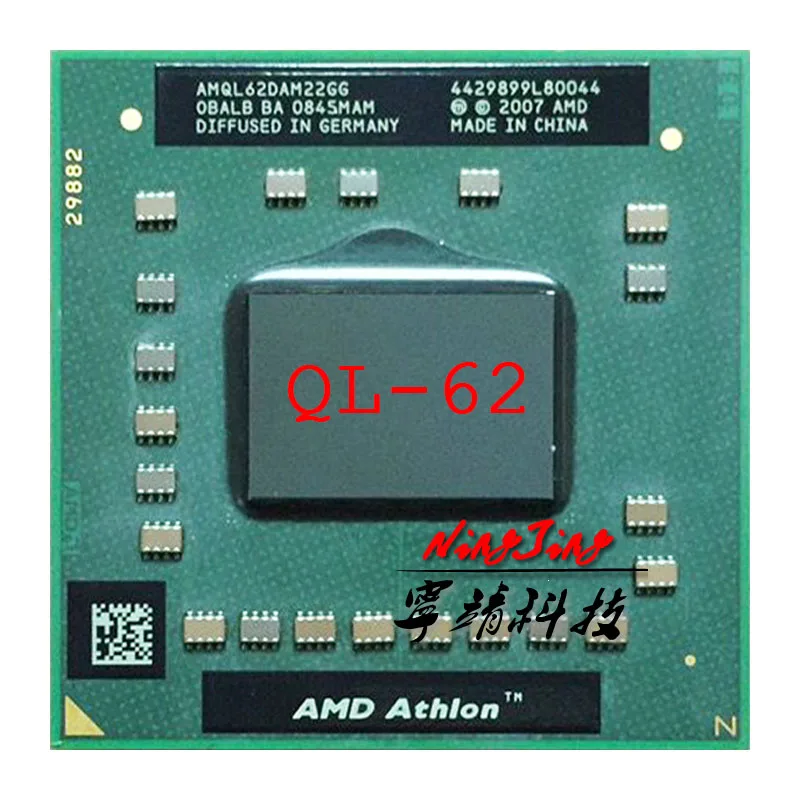 Процессор AMD Athlon 64X2 QL 62 QL62 2 0 ГГц двухъядерный двухпотоковый процессор AMQL62DAM22GG Socket