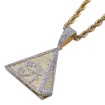 Iced Out Pyramid Necklace That Ankh Life Mens Necklaces Womens Necklaces Necklaces