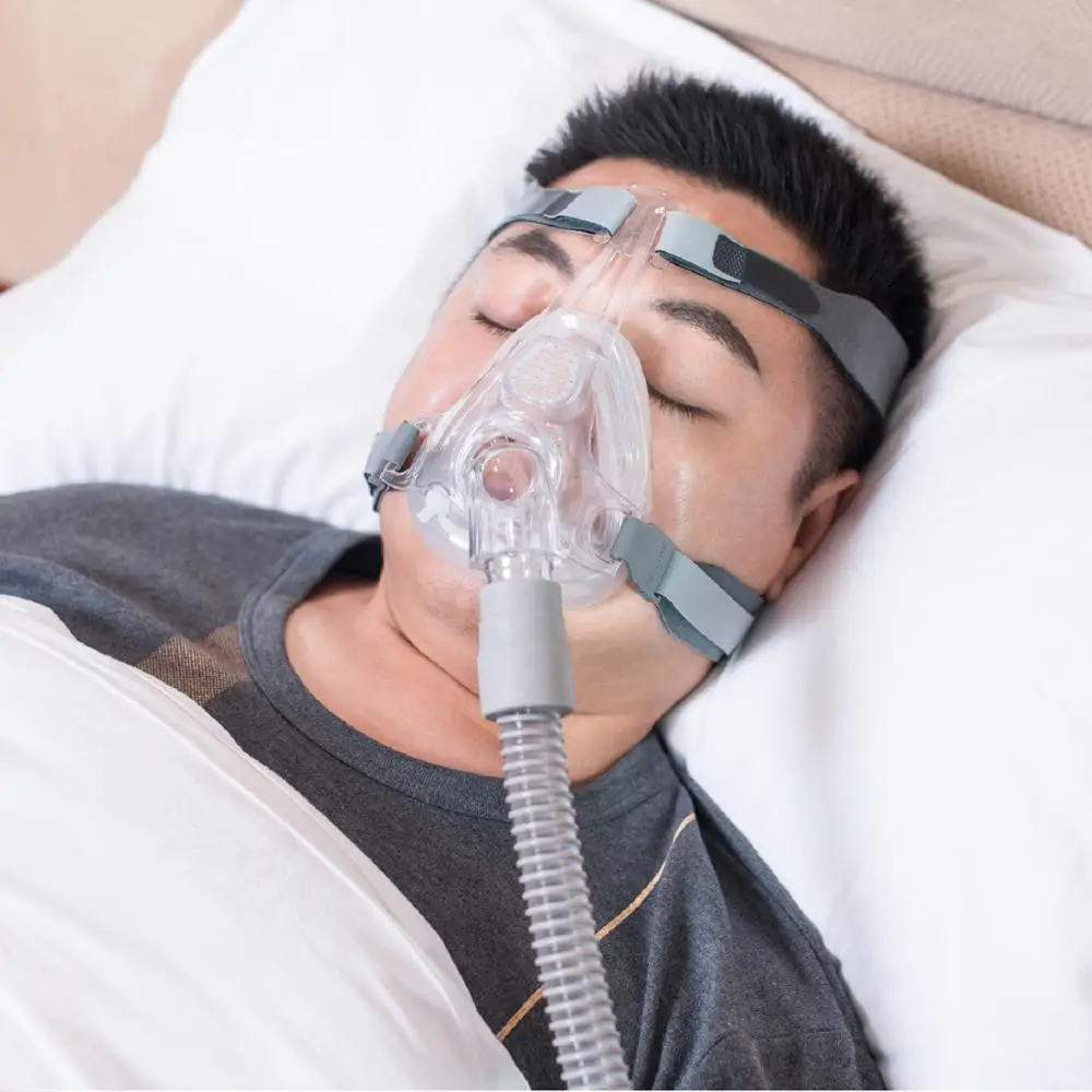 MOYEAH CPAP маска для сна на все лицо с регулируемым головным убором маска для лица для сипап apap BiPAP машина против храпа апноэ решение