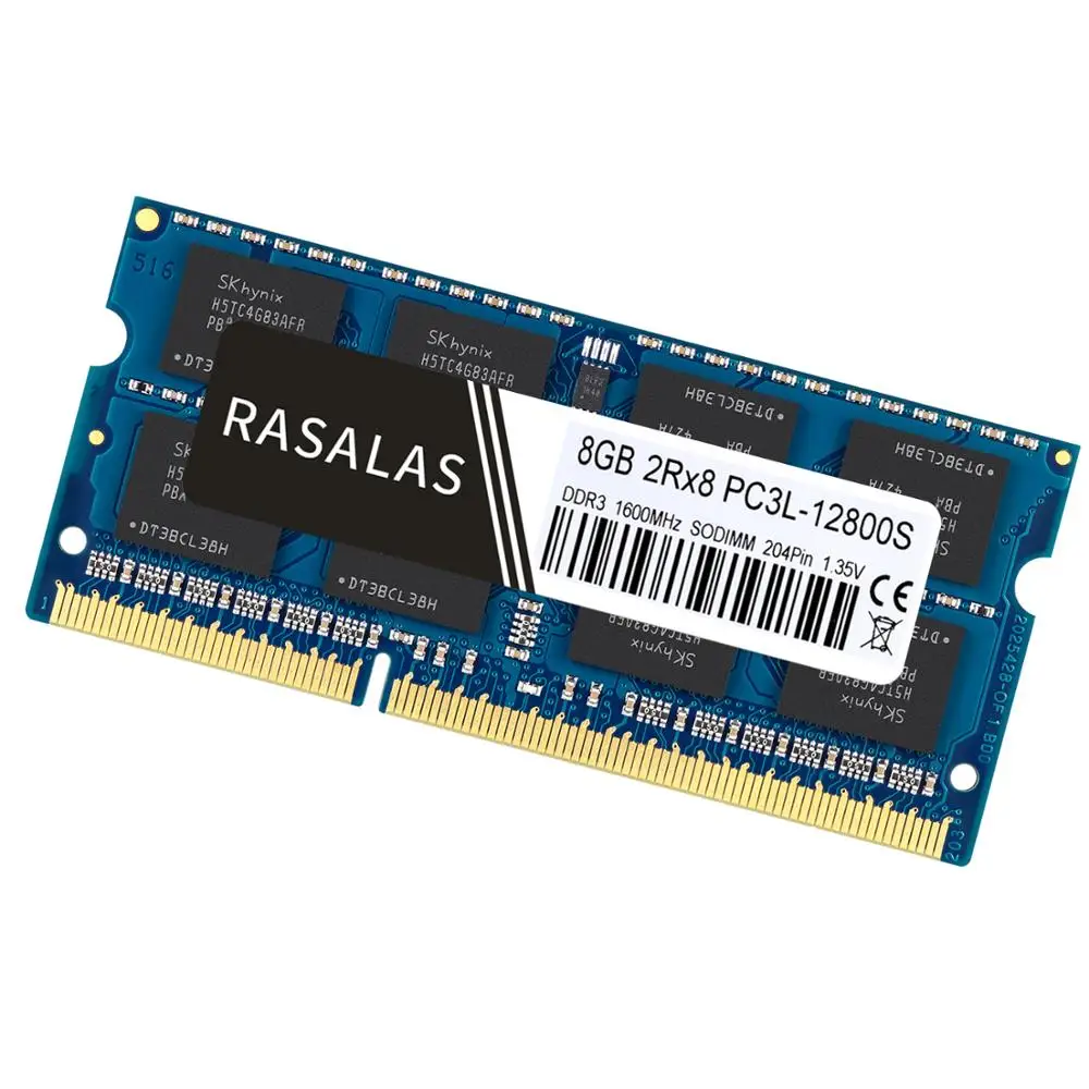 Preise Rasalas 8GB 4GB DDR3 1600Mhz 1333Mhz PC3L 12800S SO DIMM 1,35 V 1,5 V Notebook RAM 204Pin Laptop speicher sodimm Blau