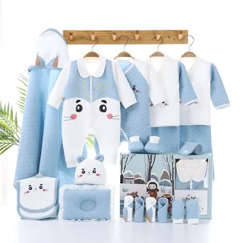 

20Pcs Newborn Baby Clothes Set Cotton Blankets Socks pants Bibs Gift Newborn Baby First Month Gift Underwear Suits