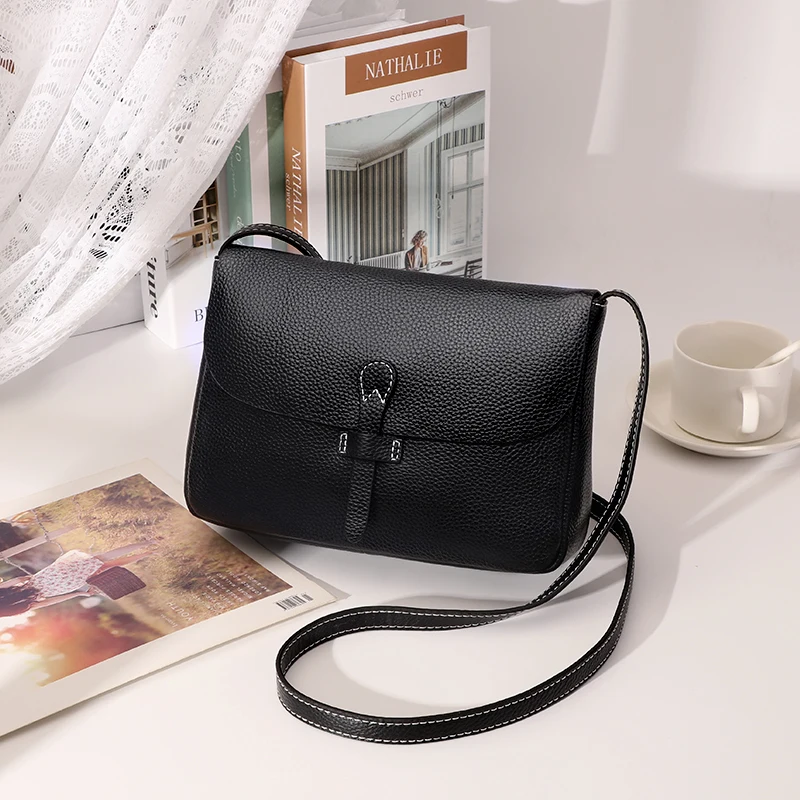 

Simple Style Elegant Lady Genuine Leather Single Shoulder Bag/ Handbag/ Messenger Bag