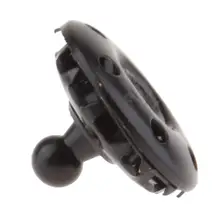 Крышка крепежа кнопки на холсте для лодки, диаметр 3/", черный хром