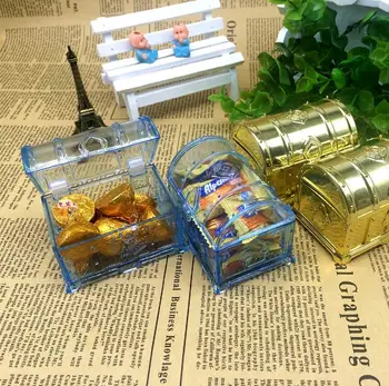 

Treasure Chest Shaped Candy Box Wedding Gift Favor Treasure Chest Chocolate Boxes Cases Birthday Baby Shower Favors SN3018