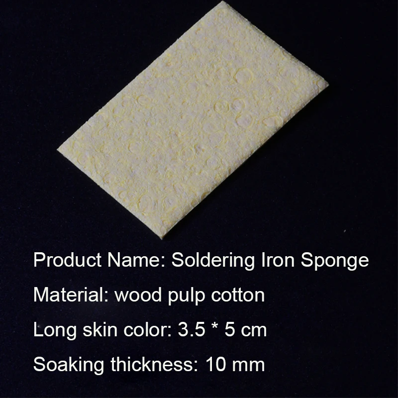 

Soldering Iron Sponge Wood Pulp Cotton Soldering Iron Electric Soldering Iron in Addition to High Temperature Cleaning