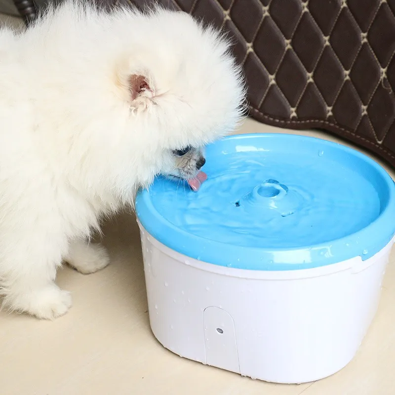 Cat Automatic Sensor Water Fountain Pet Water Dispenser With Charcoal Activated Filter Purifier Puppy Cat Anti-Spill Water Bowl