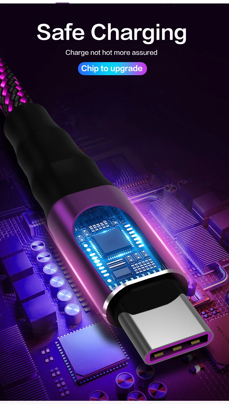 5A usb type-C кабель для samsung S9 S8 Быстрая зарядка type-C мобильный телефон зарядный провод USB C кабель для Xiaomi mi9 Redmi note 7