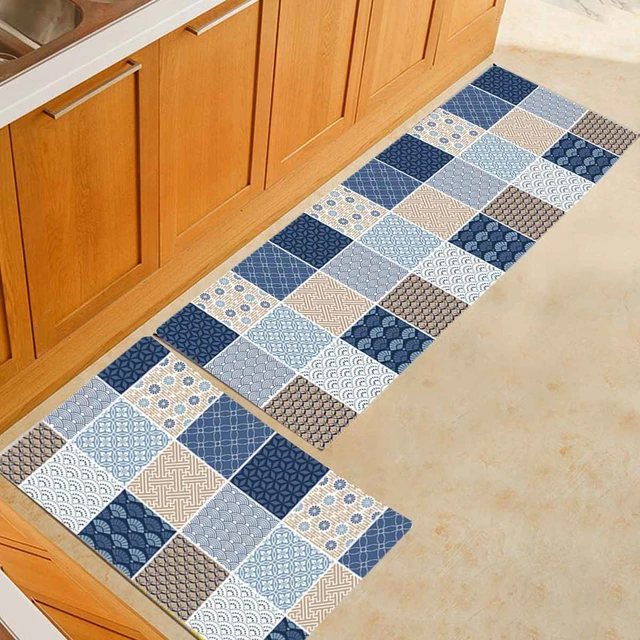 Waterproof Kitchen Mat Long Kitchen Floor  Leather Kitchen Rugs - Long Kitchen  Mat - Aliexpress