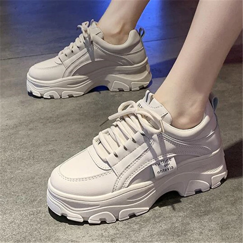 

New women's casual thick-soled shoes ladies comfortable sports Heightening shoes designer sneakers wedge shoes