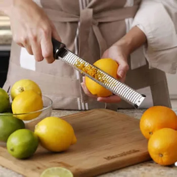 

Multifunctional Mill Cheese Grater Stainless Steel Chocolate Lemon Zester Fruit Peeler Vegetable Planer Kitchen Durable Scraper
