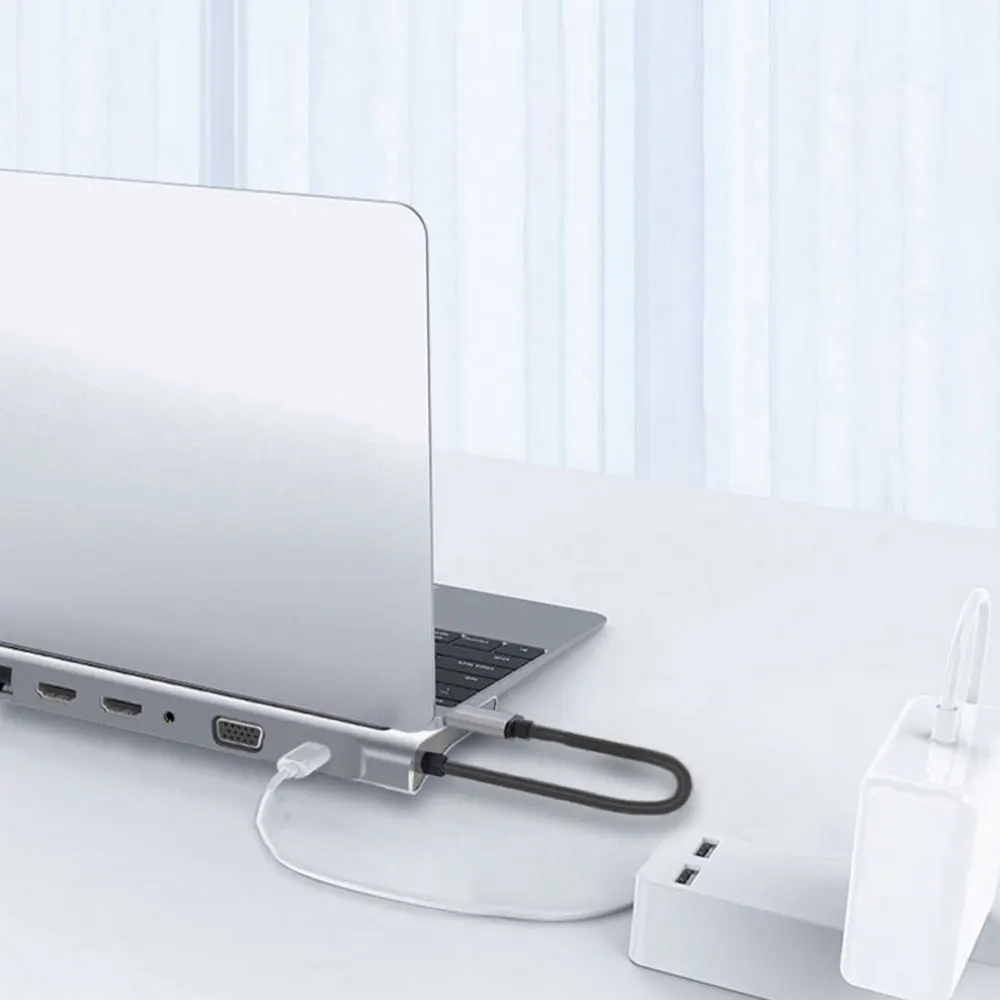 1 Pc Docking Station VGA PD RJ45 Portable