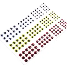 

183x Assorted Fishing Lure Eyes 3D Holographic Eyes FlyTying Jigs Craft Doll