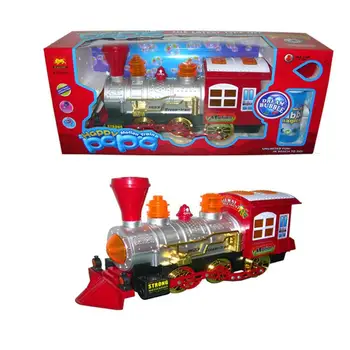 

Bubble Car Toy Battery Powered Bubble Train With Light Music Functions Perfect Air-blown Train Toy For Kids Children
